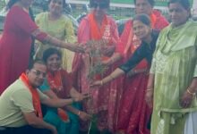 उज्जैन में शुभ संदेश सामाजिक कल्याण समिति द्वारा ‘एक पेड़ माँ के नाम’ अभियान के तहत पौधरोपण करते अतिथि