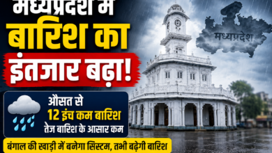 मध्यप्रदेश में बारिश का इंतजार बढ़ा, अगस्त में मानसून की रफ्तार पड़ी धीमी