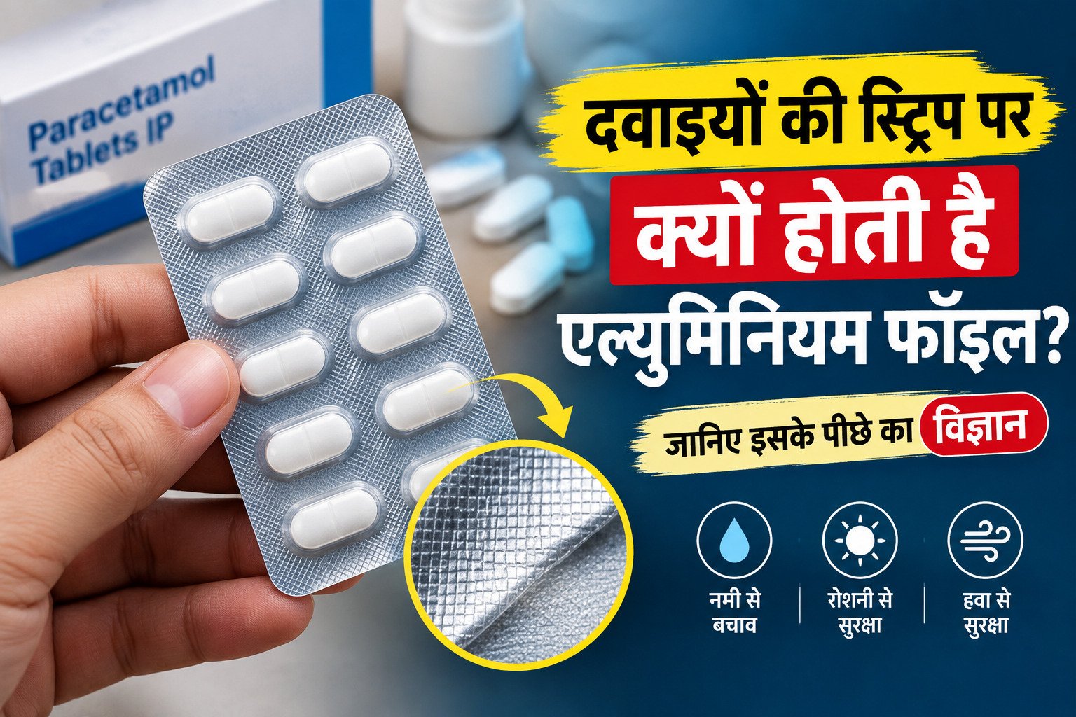 दवाइयों की स्ट्रिप का विज्ञान